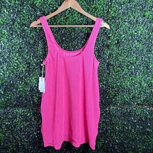 NWT, Good American, Hot Pink Swim Suite Cover Up, Women’s Size 5/6 (2X/3X)